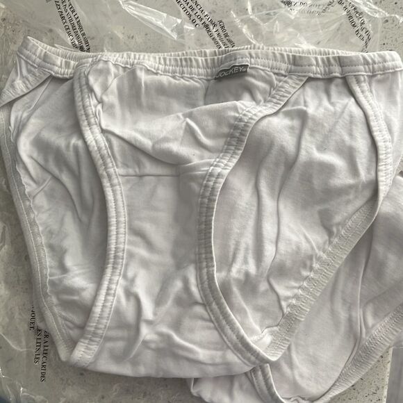 Jockey Women's Black or White String Bikini Panties Pack of 6 NIP SZ 4 - Picture 2 of 4